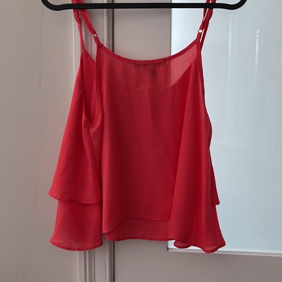 3 for $20 - U2B Pink Layered Roundneck Tank Top - Picture 2 of 5